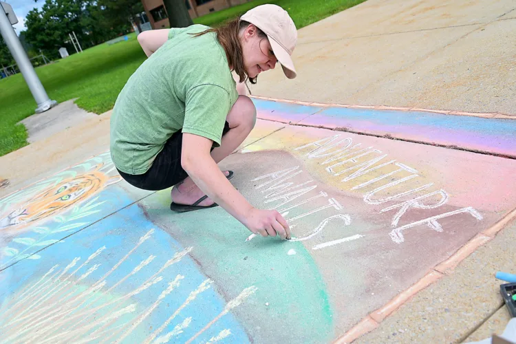 Chalk the walk